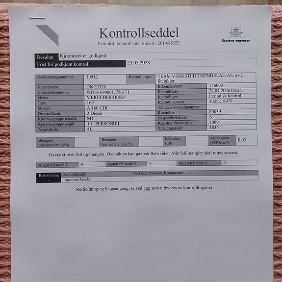 Mercedes-Benz A160 14 of 14