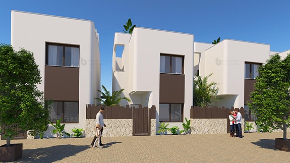 Moderne villa med privat basseng og takterrasse | 3 soverom og 3 bad | Kun 800 meter fra stranden