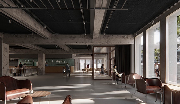 Bilde fra konkurransen. Hlm arkitektur & HowarthTompkins. Illustrasjon MIR