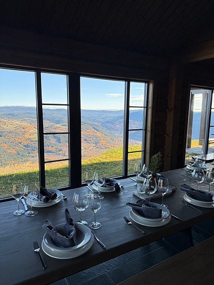 Her har vi dekket opp til selskap!