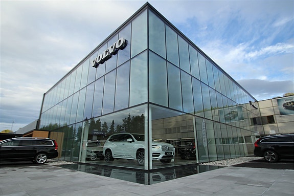 Glassfasader Bilspiten, Kongsberg.