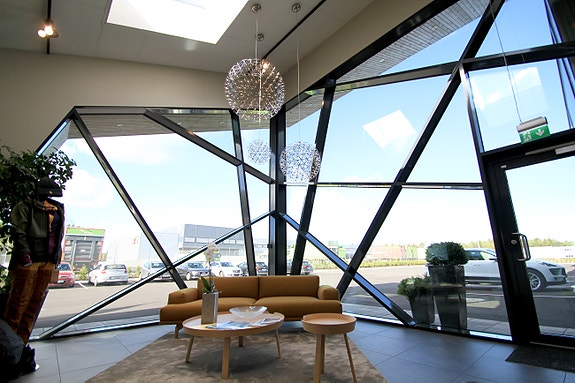 Edderkoppfasade, Hekta på Tur.