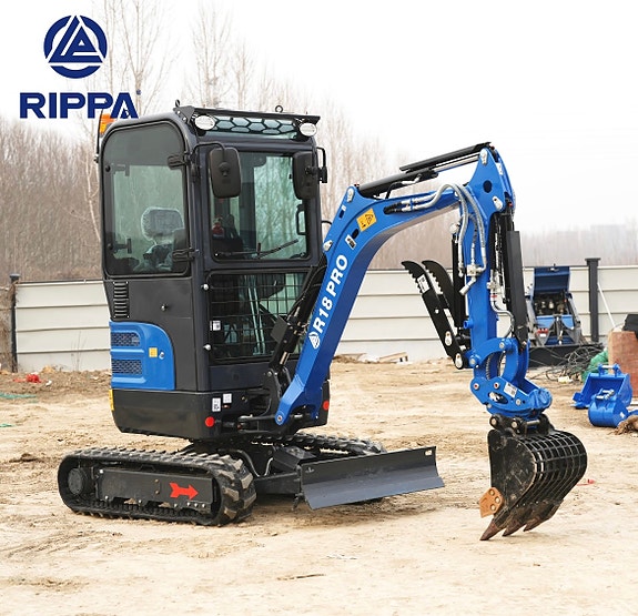 Rippa R18PRO, 1.9tonn med kubota motor D902 og hytte. 4 of 22