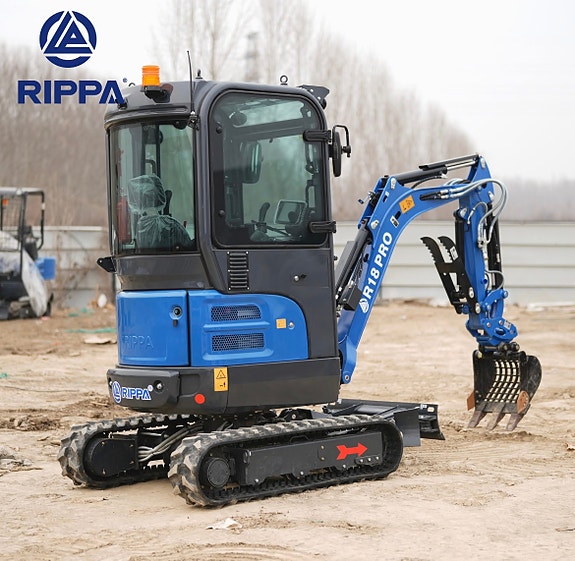 Rippa R18PRO, 1.9tonn med kubota motor D902 og hytte. 8 of 22