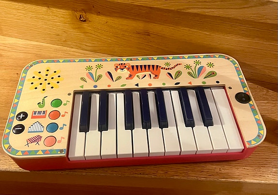 Djeco Synthesizer keyboard, instrument fra Sprell FINN-torget