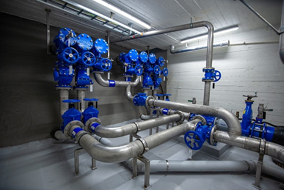 Høydebasseng for vannforsyning i Bergen