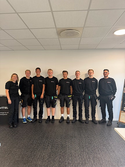 Årets lærlingkull på elektro, svakstrøm og automasjon