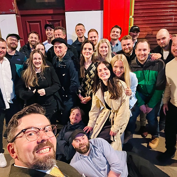 Sosial sammenkomst etter arbeid, i Dublin