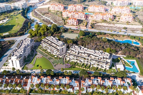 Helt ny toppleilighet med panoramautsikt | 90 m² terrasse og 2 minutters gange til stranden