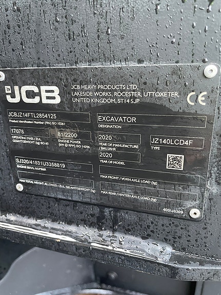 JCB JZ 140LCD 7 of 30