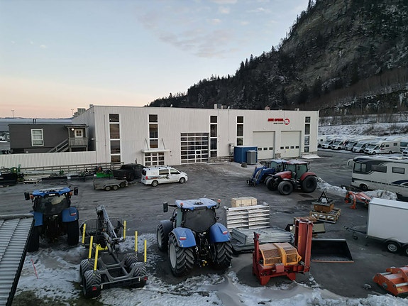 Inngangsparti før profilering