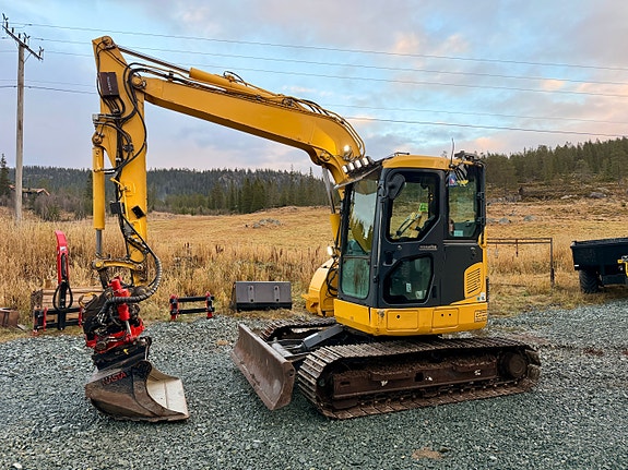 Komatsu PC78-8 rototilt / sentralsmøring / ny service - RESERVERT 2 of 5