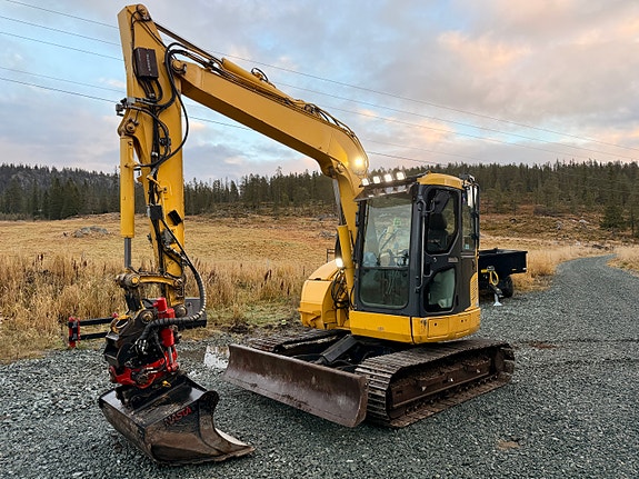 Komatsu PC78-8 rototilt / sentralsmøring / ny service