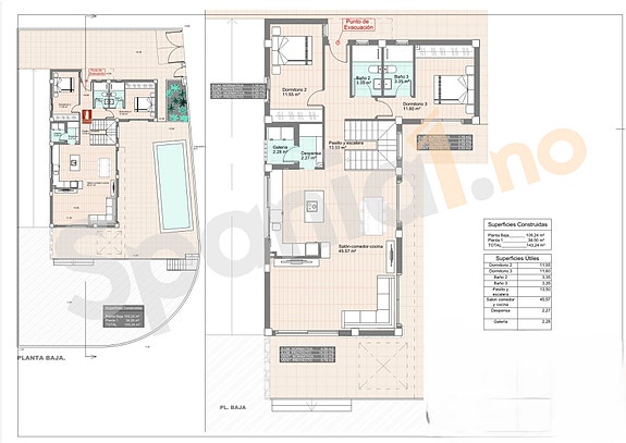 Ny moderne villa i San Fulgencio | Stor tomt, privat basseng og 3 soverom