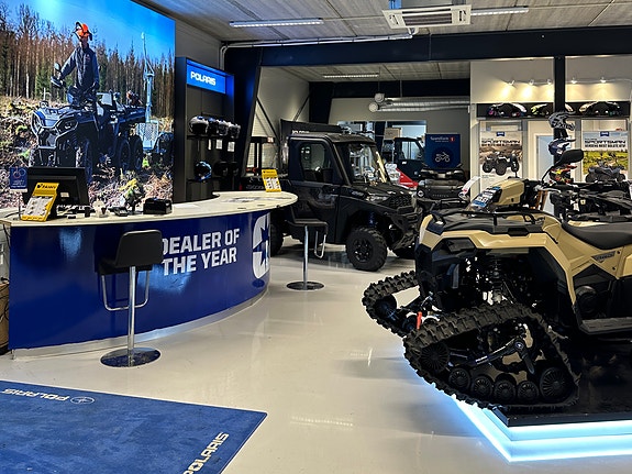 Resepsjonen i vårt nye bygg.