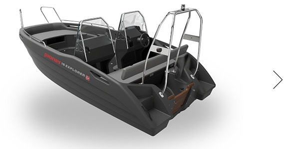 Pioner 16 Explorer  -  Mye utstyr / Mercury 50 ELPT Kampanje på Mercury.