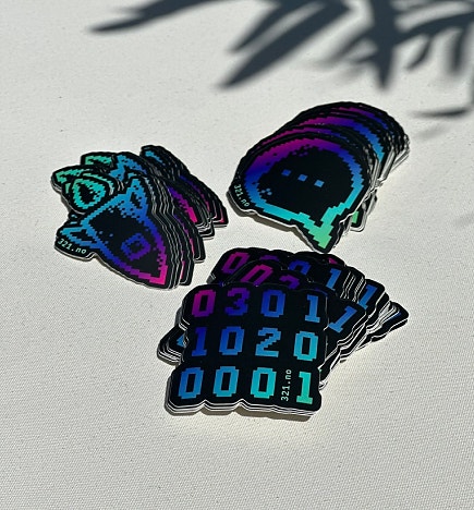 Et techselskap med respekt for seg selv har et godt utvalg av stickers