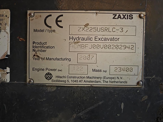 Hitachi Zx225 15 of 27