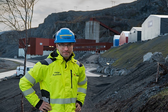 Prosjektleder Helge Rushfeldt søker anleggsleder til Øyen industriområde.