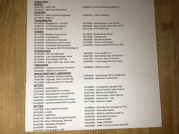 Valtra Q305 med sentralsmøring! 2023, kr 1 899 000,-