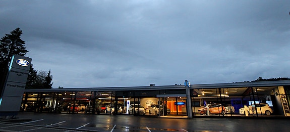 Bergerkrysset Auto Mysen AS har moderne lokaler i Smedgata, Mysen sentrum.