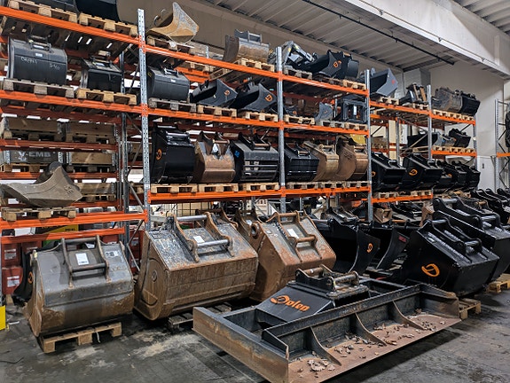 Skuffetømming S30-S70 Graveskuff, renskeskuff, pusseskuff, smalskuff, solleskuff