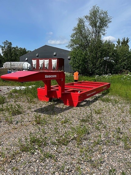 MAFI SEACOM Rolltrailer med svanehals container casette 20¨ 20tonn