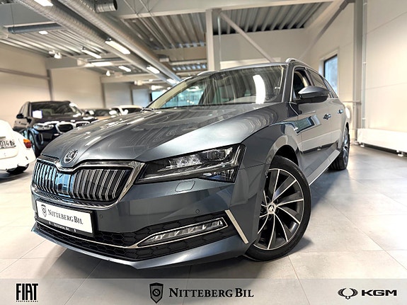 Skoda Superb L&K - Automatgir -Webasto m fj-Skinn-R-Kamera-H.Feste 2020, 127 000 km, kr 259 000,-