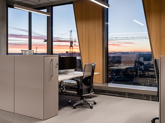 Våre kontorlokaler i 12. etasje