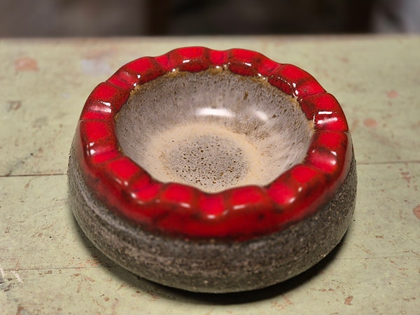 Askebeger/ skål Strehla Keramik