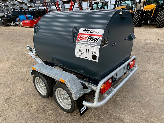 Andre Fuel Proof 1000 Liter Drivstofftilhenger For Vei Toakslet FS160 Pumpepakke 6 of 11