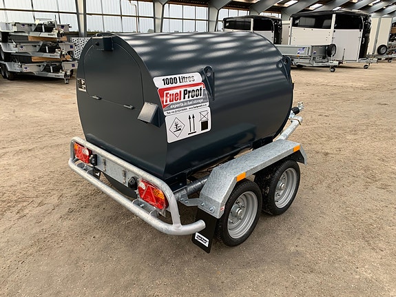 Andre Fuel Proof 1000 Liter Drivstofftilhenger For Vei Toakslet FS160 Pumpepakke 8 of 11