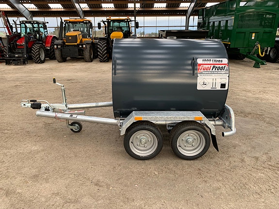 Fuel Proof 1000 Liter Drivstofftilhenger For Vei Toakslet FS160 Pumpepakke