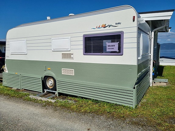 Hobby HØSTPRIS Hobby 540 og Spikertelt, helårs fastplass på Frosta Fjordbuer 26 of 30