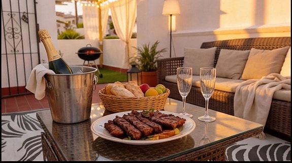 Toppleilighet i Elviria | 3 soverom og 60 m² privat takterrasse