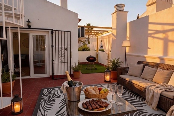 Toppleilighet i Elviria | 3 soverom og 60 m² privat takterrasse