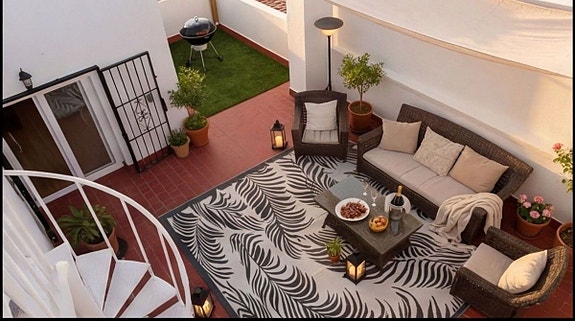 Toppleilighet i Elviria | 3 soverom og 60 m² privat takterrasse