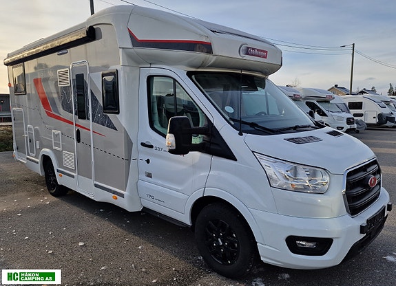 Challenger 337GA GRAPHITE ULTIMATE Ford Transit TDCI 170 hk 2,0L auto, SPAR KR 100.200,- inkl vinterlagering hvis dere ønsker