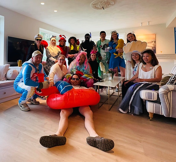 Bilde av dine nye kollegaer på sommerfest