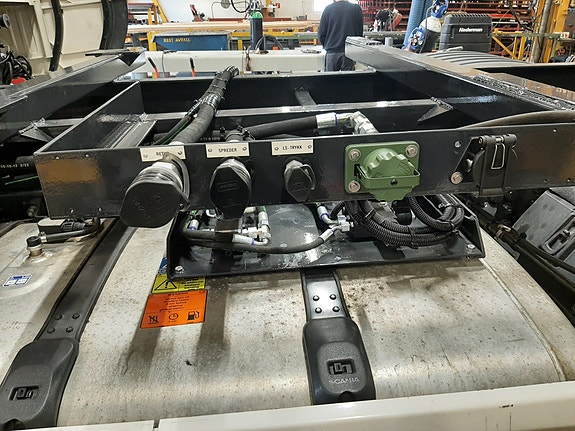 Hydraulikk og ramme.