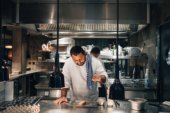 Kjøkkenhette på et hotell i Oslo
