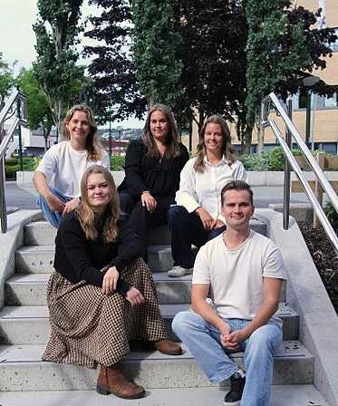 Sommerprosjekt HR 2025, Synne, Caroline, Aina, Olav og Hannah.