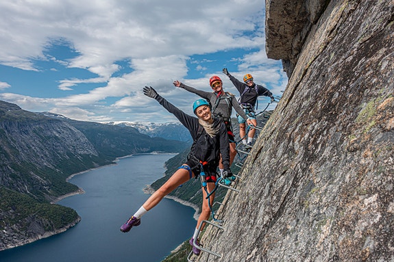 Trolltunga Sky Ladder Via Ferrata