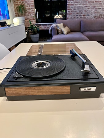 BSR GU8R platespiller – vintage – trenger reparasjon