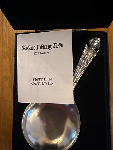 ASKVOLL BRUG STØPT TINN made in Norway Vintage Askvoll Brug Stopt Tinn Pewter Drinking Bowls from Norway