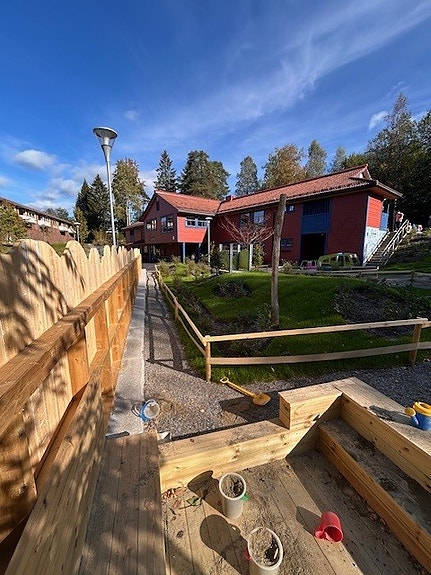 Uteområdet til småbarnsavdeling