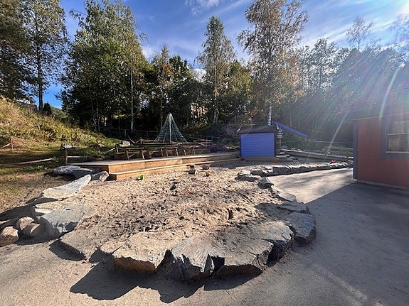Uteområdet til storbarnsavdeling