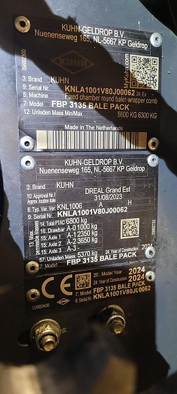 Kuhn FBP 3135 Balepack 2024, kr 1 120 000,-