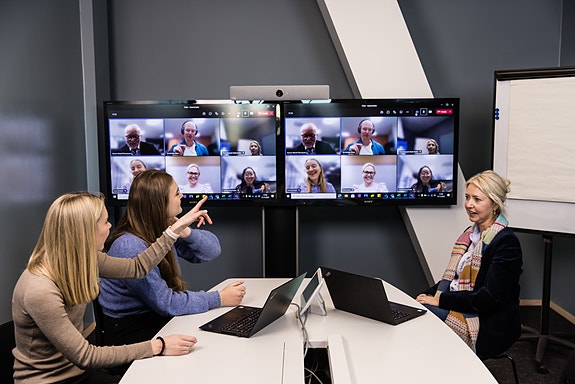 kolleger i teamsmøte