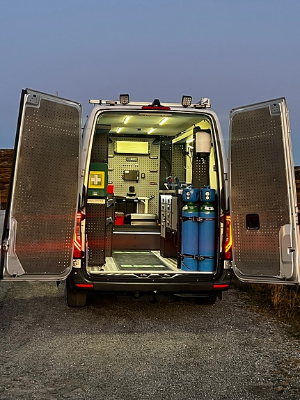 Demobil med innredning